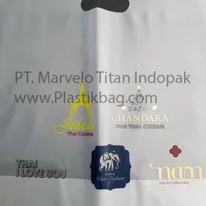 Plastic HDPE Handle bag Oval