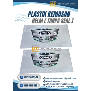 Plastik Kemasan Helm (Tanpa Seal) – Bahan PE Tebal Elastis & Anti Gores