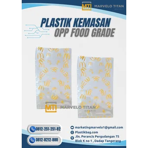 Premium Food Grade OPP Plastic β Clear & Attractive Custom Pattern