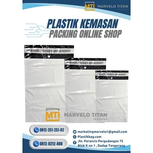 Plastik Polymailer Luar Putih Dalam Hitam – Kemasan Packing Online Shop Murah & Grosir