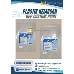 Plastik OPP Custom Print – Bening Seal Lem & Branding Eksklusif