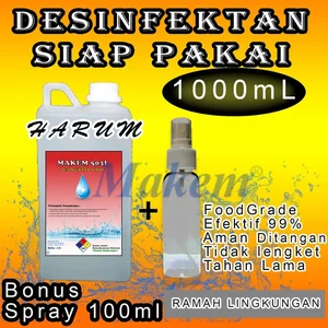 Desinfectan Antiseptik Bkc Disinfektan Makem 503L 1L - Ready To Use
