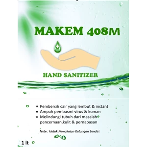 Hand Sanitizer Antiseptic Alkohol Std Who 1 Liter Makem 408M Termurah