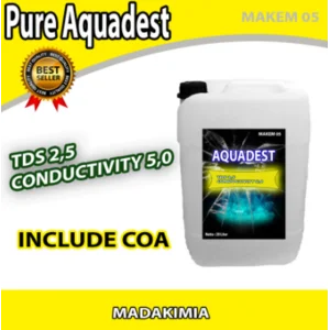  Aquades Distilled Water (Air Suling) 20L 