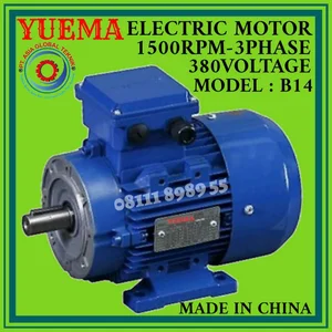 YUEMA ELECTRIC MOTOR 15KW 20HP 1500RPM 3PHASE B14 FRAME 160L-4