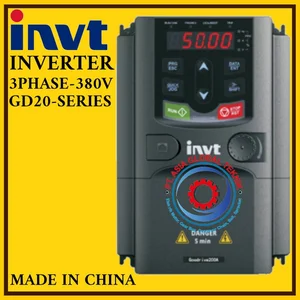  INVERTER INVT GD20-004G-4 / 4KW / 380V - 3PHASE