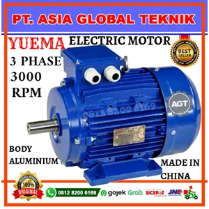 YUEMA ELECTRIC MOTOR SA-1.1KW-1.5HP-3PHASE-2POLE-B3 ORIGINAL