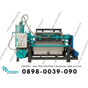 MESIN EGG TRAY VESTREY KAPASITAS 1000 pph