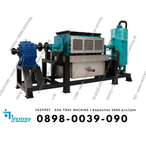 MESIN EGG TRAY VESTREY KAPASITAS 2000 pph