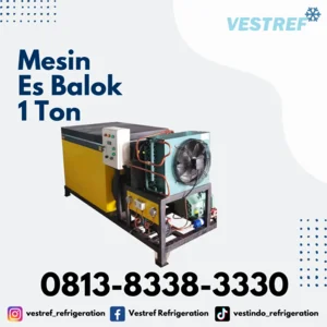 Mesin Es Balok VESTREF MEB 010 kapasitas 1 Ton