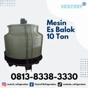 Mesin Es Balok VESTREF MEB 100 Kapasitas 10 Ton