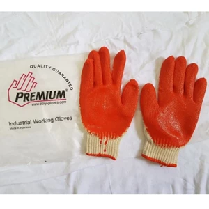 Premium Full Rubber Gloves Orange