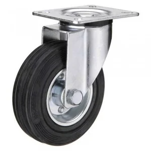 Roda Troli Roda Karet Medium Duty hidup.