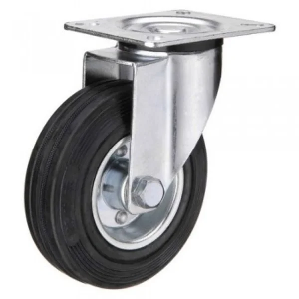 Roda Troli Roda Karet Medium Duty hidup.