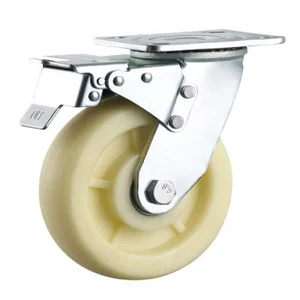 Roda Troli Roda Nilon Heavy Duty Rem