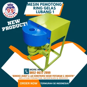 MESIN PEMOTONG RING GELAS LUBANG 1