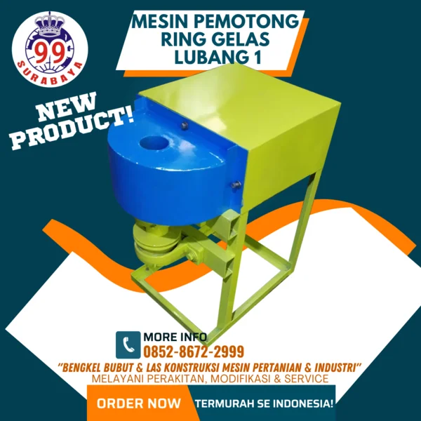 MESIN PEMOTONG RING GELAS LUBANG 1