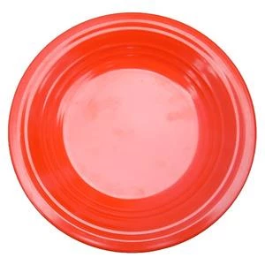 Piring Makan Ulir 9.5 inch Merah - Ifiancy Melamine 2310