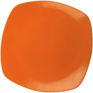 Piring Ceper Segi Empat 9 inch Orange - Glori Melamine 2490