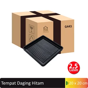 Tempat Daging Shabu Glori 2cm Hitam - G443