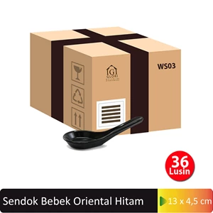 Sendok Bebek Oriental Glori 13x x4,5 Hitam - GWS03