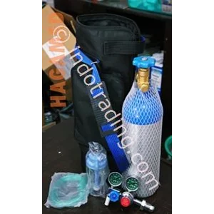 Safety Equipment Portable Oxygen Cylinder 0.5 Cubic Volume