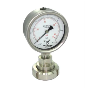All stainless steel pressure gauge with Sanitary diaphragm seal