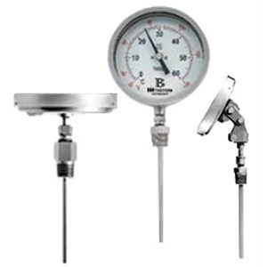 Stainless steel bimetal thermometer
