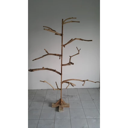 Dari Kerajinan Kayu Javawood Playstand Coffee Tree Bird Perch Multi Branches Parrot Stand Java Wood Branch 7