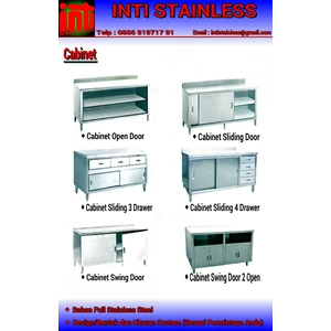 Stainless Cabinet Desk Cash Register Commercial Furniture