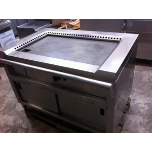 Kompor Teppanyaki Stailnless Steel Gas Griddle Custom Meja Teppanyaki 