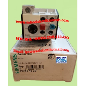 3UA55 40-2D Thermal Overload Relay Siemens 