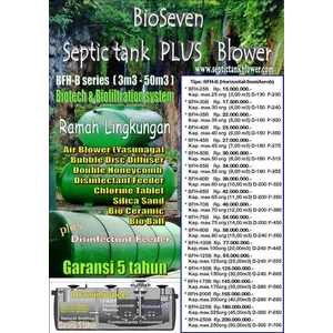Bioseven Septic Tank Plus Blower
