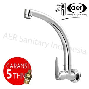Kitchen Faucet AER ACR 01B Kuningan - (Goose Water Tap)