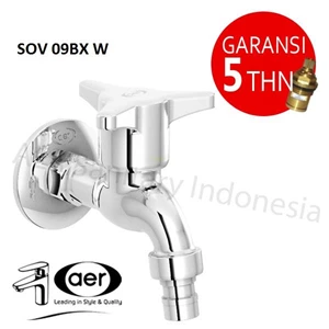 AER Brass Wall Sov 09Bx W Water Faucet