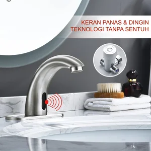 Kran Wastafel Sensor Otomatis Basin Faucet Ac/Dc