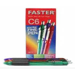Pulpen Dan Pensil Faster C6