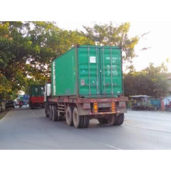 Jasa Trailer 20 feet Murah di Surabaya By Khatulistiwa Mandiri Logistik