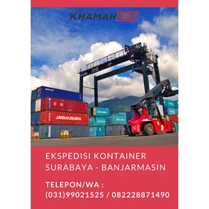 Jasa Pengiriman Kontainer 20 ft Surabaya - Banjarmasin By PT. Khatulistiwa Mandiri Logistik