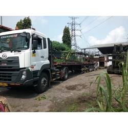 Sewa Trailer Flatbed Murah Surabaya By Khatulistiwa Mandiri Logistik