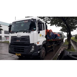 Sewa Trailer Flatbed Murah Wilayah Surabaya By Khatulistiwa Mandiri Logistik