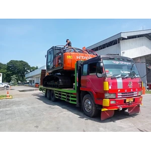 Pengiriman Alat Berat Via Selfloader Murah Dari Surabaya - Makasar