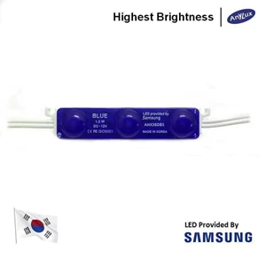 Lampu LED Module Samsung ANX SMD2835 3 Mata Warna Biru
