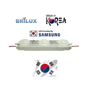 LED light Module Brilux Samsung Korea SMD2835 Optic Dove 3 Eyes White