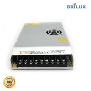 Lampu Led Brilux Switching Power Supply DC 12V 16.7A 200W Slimest - Standar Quality