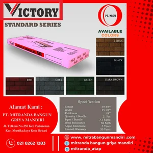 Genteng Bitumen Victory Std 3 Tab Series