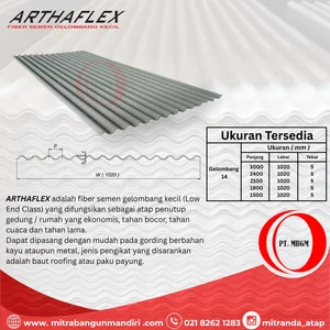 Asbes Arthaflex 14 Ukuran 2400x1050x5 mm