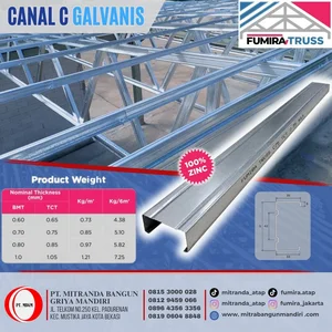 Baja Ringan C75 Tbl 0.75 mm Fumira Truss