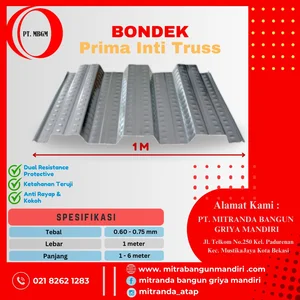 Bondek Galvalume Tebal 0.65 mm