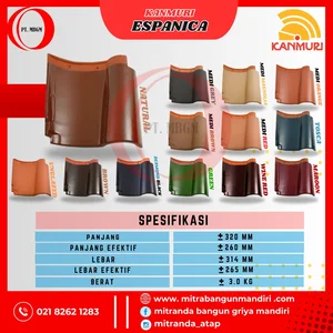 Genteng Keramik Kanmuri Espanica Natural